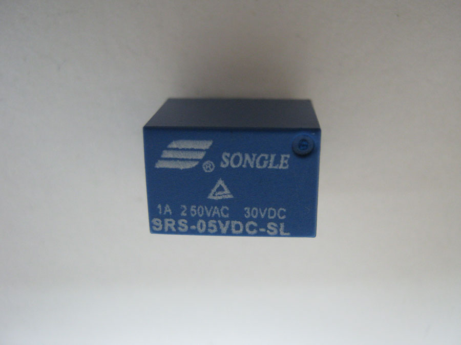 DC 5V 1A 6pin SRS(4100)-05VDC-SL (15,7x10,4x11,4) SONGLE (1 переключающая группа)